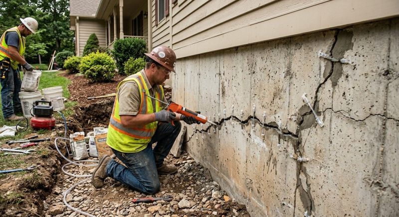 Structural Crack Repair in Columbus, OH