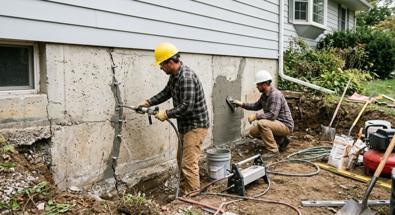 Basement Crack Repair in Columbus, OH