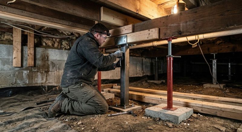 Crawlspace Structural Repair in Greenville, SC