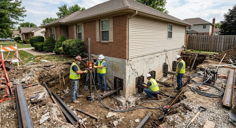 Residential Foundation Repair in Columbus, OH