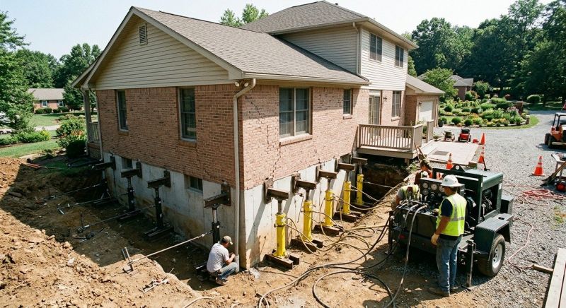 Sinking Foundation Lifting in Sarasota, FL