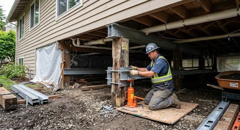 Structural Underpinning in Greenville, SC